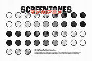 Manga Procreate Brushes Bundle, a Brush Add-On by brushapes.com (Thumbnail 14 of 26)