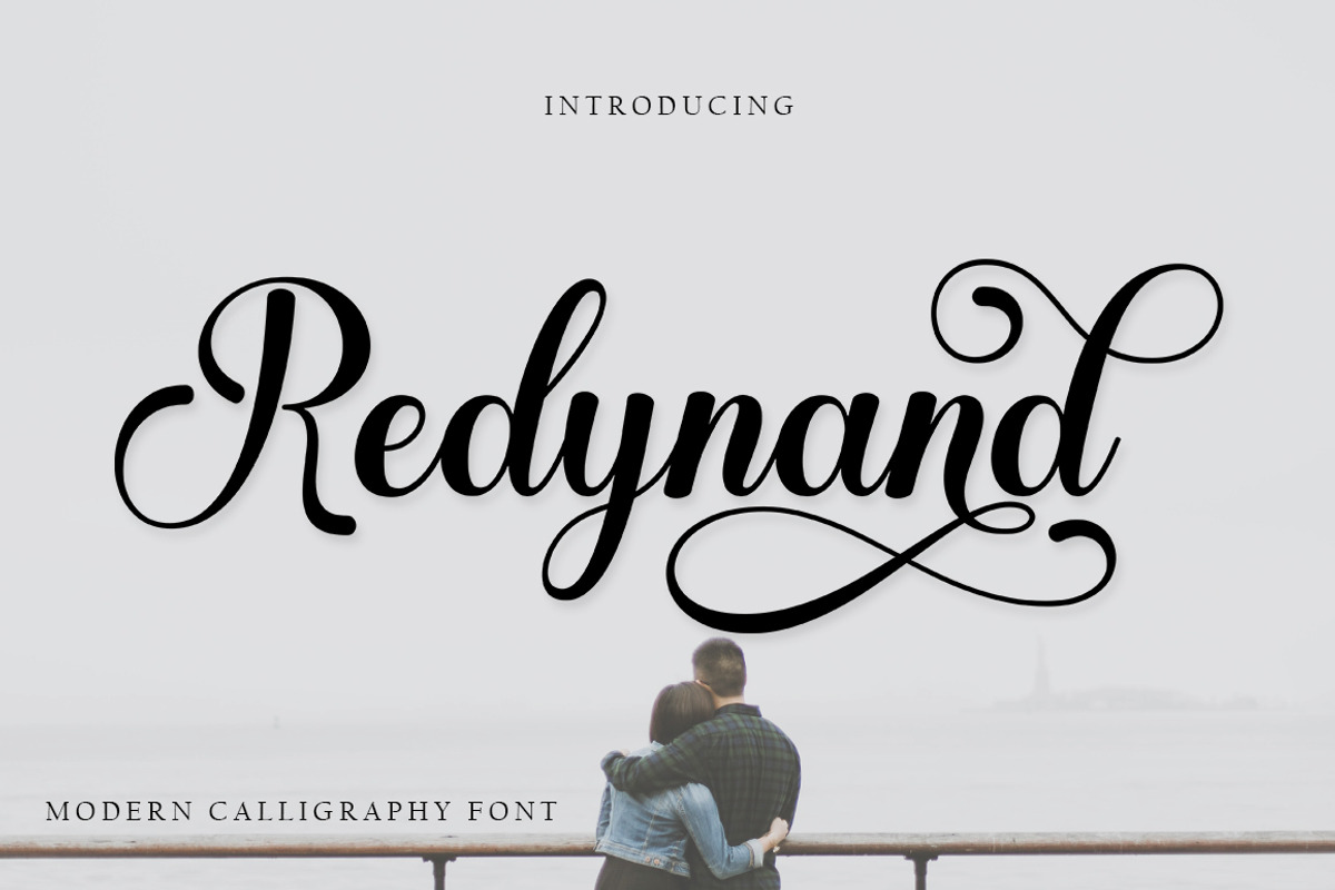 Redynand script, a Script Font by Strong.co (Photo 1 of 8)