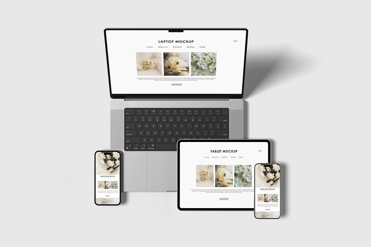 Multi Device Responsive Mockup, an iPad Mockup by Graphicbars (Photo 18 of 23)