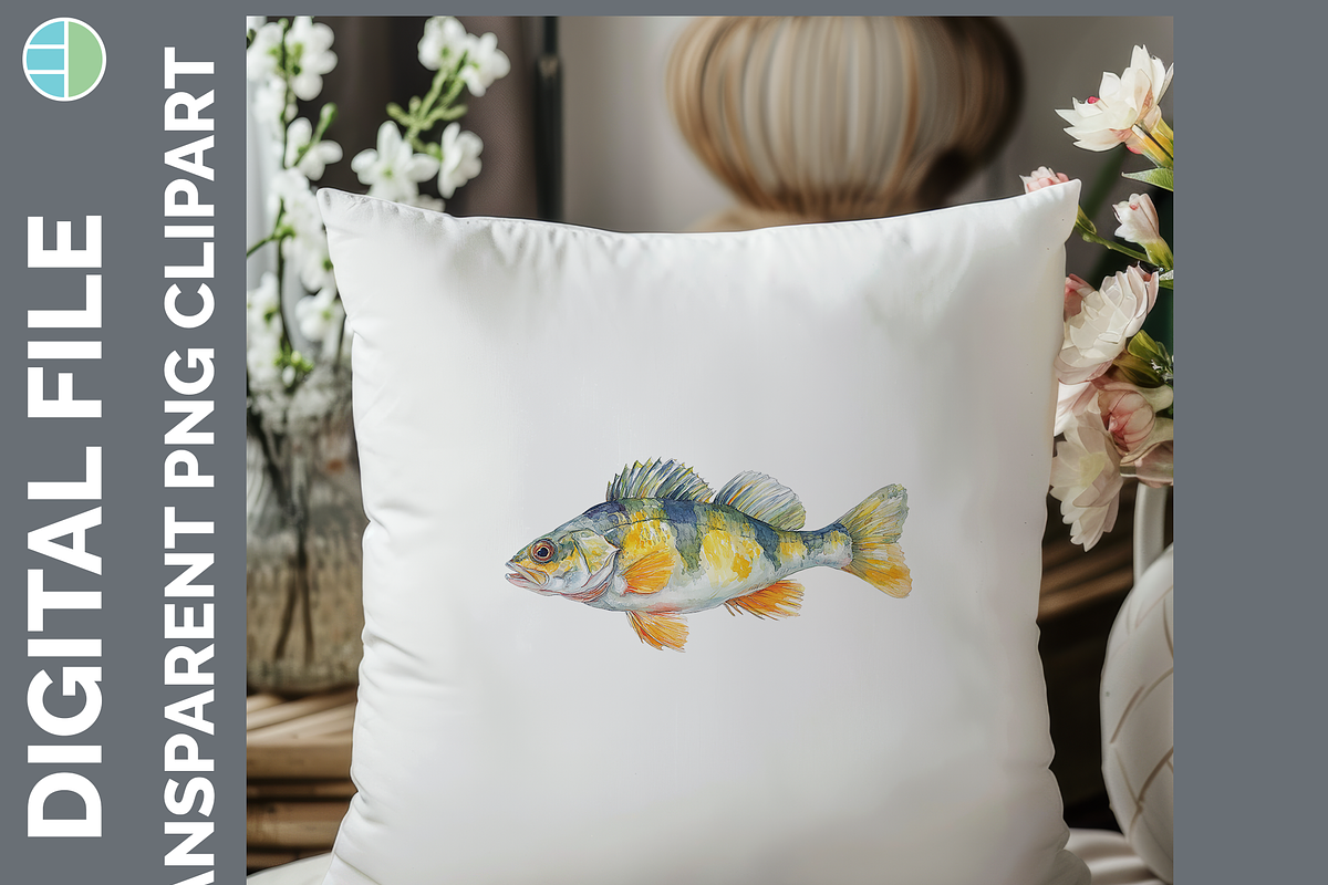 Lake Fish Clipart, 24 PNG Bundle, an Animal Illustration by Enliven Designs (Photo 6 of 8)