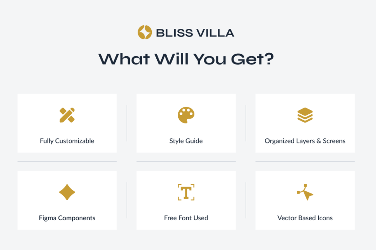 Bliss Villa - Villa Landing Page, an UI Kit Template by miawmiaw (Photo 2 of 5)