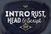 Intro Rust - pack of 214 fonts, a Sans Serif Font by Fontfabric (Thumbnail 1 of 5)