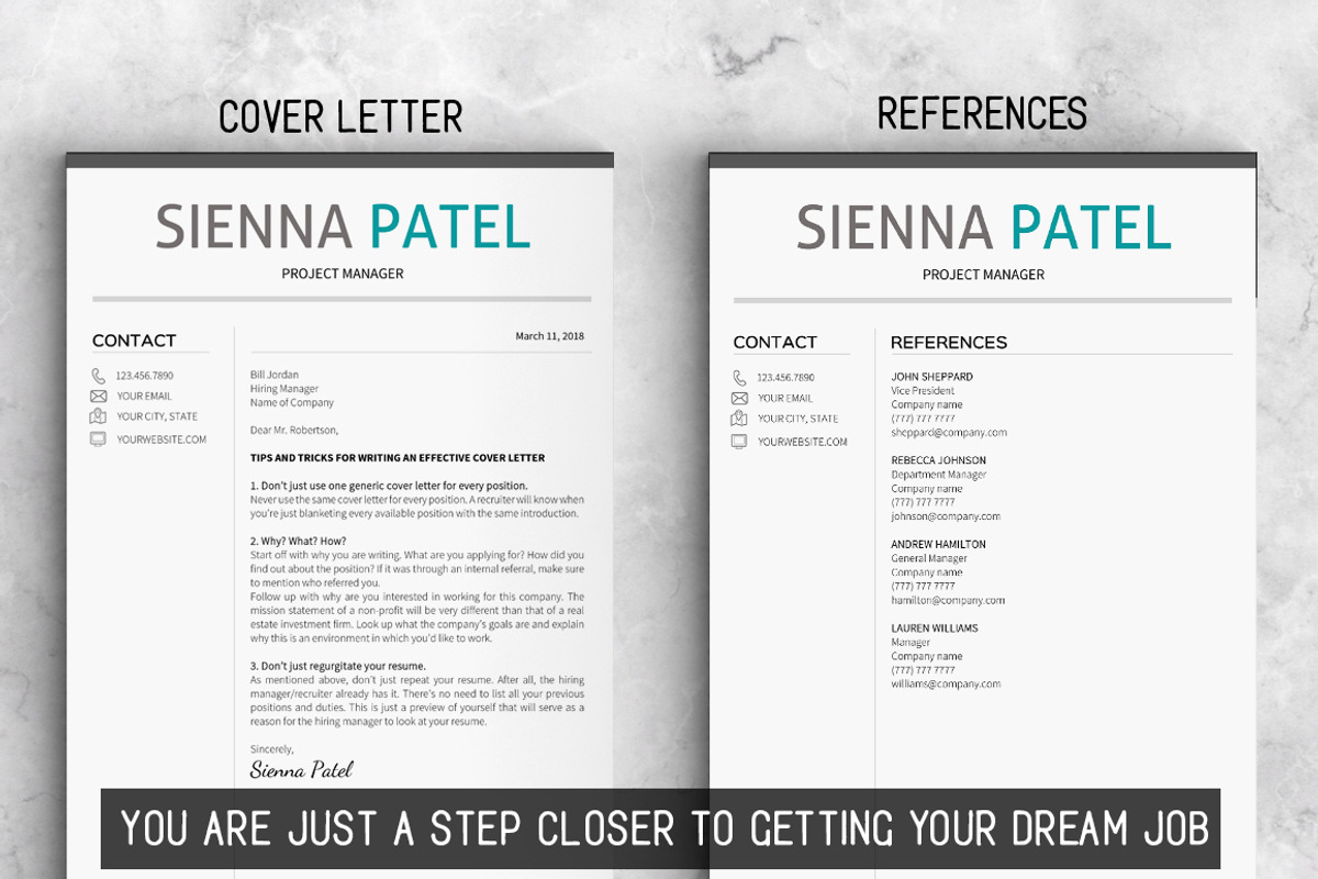 3 Page RESUME Template, a Resume Template by LevelUpResume (Photo 5 of 5)