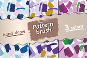 Seamless pattern with brush, a Pattern Graphic by Olgaart (Thumbnail 1 of 4)