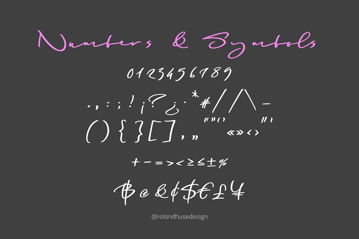 Bangkok Restless Bold, a Script Font by Roland Huse Design (Photo 6 of 6)