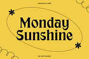 Groove Flare - Display Groovy Font, a Serif Font by Get Studio (Thumbnail 7 of 11)