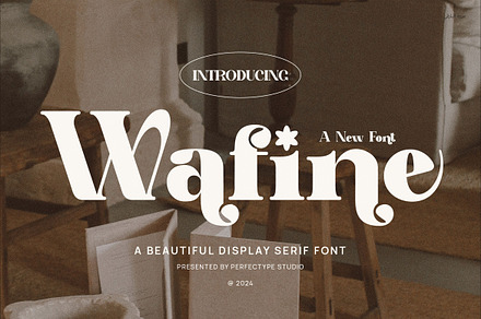 Wafine Elegant Ligature Serif Font, a Serif Font by Perfectype