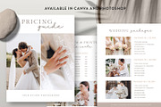 Wedding Pricing Guide Template PG017, a Flyer Template by Bellenity Design (Thumbnail 1 of 4)