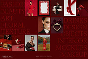 Bold Moody Red Aesthetic Stock Image, a Beauty & Fashion Photo by Make Stories Studio (Thumbnail 4 of 8)