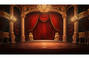 audience show podium background ai, a Background Photo by pikepicture
