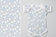Cute Geese Bowling Seamless Patterns, a Pattern Graphic by tetiartline (Thumbnail 4 of 9)