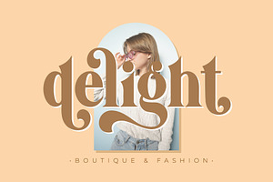 Vanilla Right - Modern Serif Font