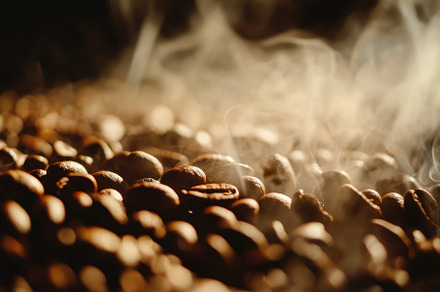 Close up of steaming fragrant coffee, a Photo by Iftikhar Alam