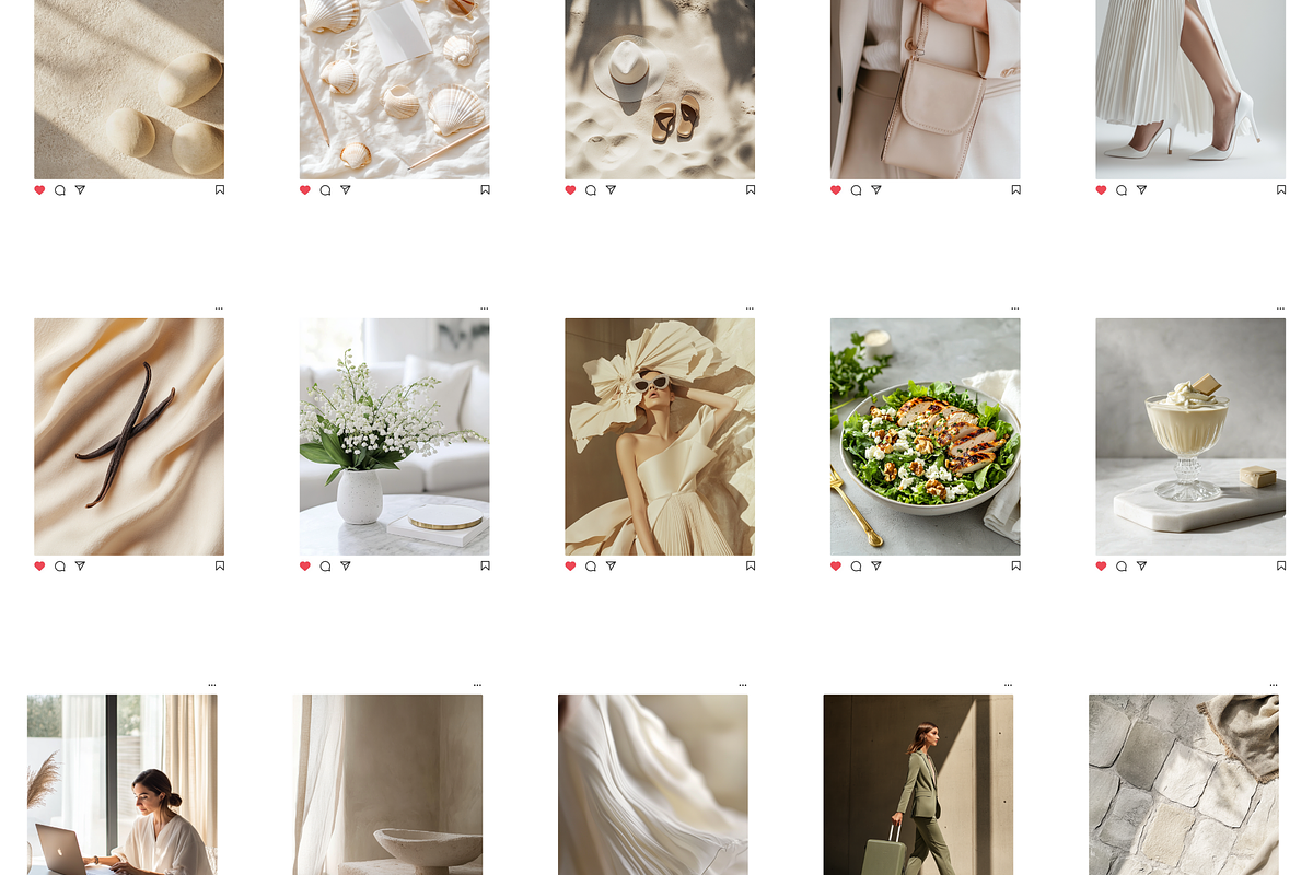 100 Neutral Aesthetic Photos, a Beauty & Fashion Photo by MOAROShop (Photo 3 of 7)