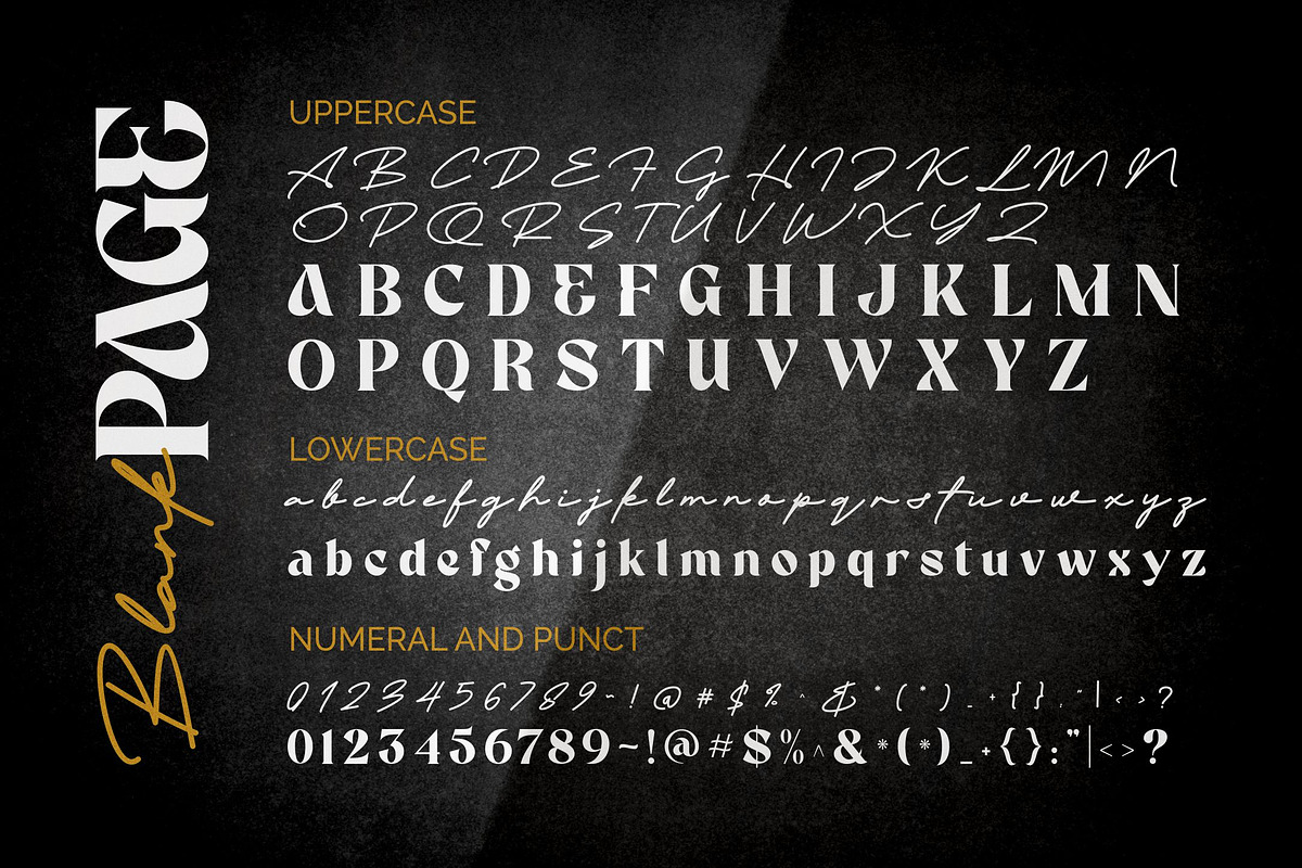 Blank Page - Modern Font Duo, a Script Font by ErgibiStudio (Photo 11 of 11)