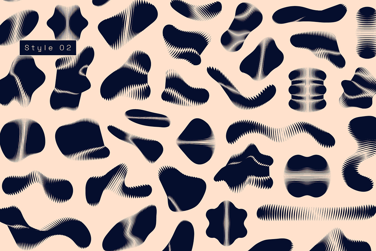 Linear Organic Shapes, an Object Graphic by Léo Alexandre (Photo 4 of 12)