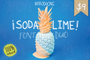 Soda Lime Font Duo, a Handwritten Font by Salt & Pepper Designs (Thumbnail 1 of 6)