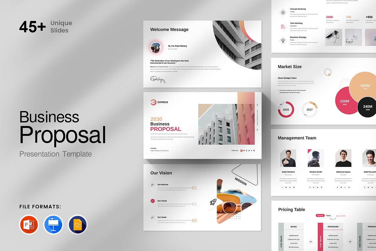 Business Proposal Presentation, a Presentation Template by GenerousArt (Photo 1 of 8)
