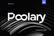Poolary || Modern Futuristic Display, a Sans Serif Font by Ermedia Studio (Thumbnail 1 of 10)