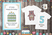 Happy Birthday! Clip Art Set, a Decorative Illustration by Fairy dreams (Thumbnail 7 of 9)