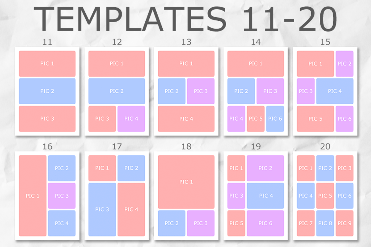 Photography Templates Photo Collage, a Card Template by Supremer Studio (Photo 3 of 6)