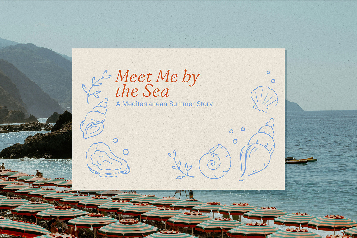 La Dolce Mare, a Decorative Illustration by VectorBird (Photo 4 of 6)