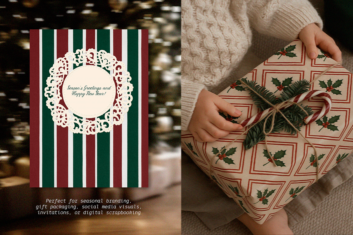 Storybook Christmas Prints, a Background Graphic by Lidberia (Photo 2 of 9)