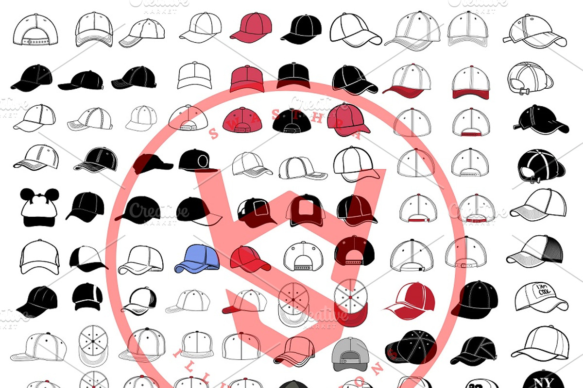 Baseball Cap SVG Baseball Cap Vector, an Object Illustration by ARTify Illustrations (Photo 3 of 4)