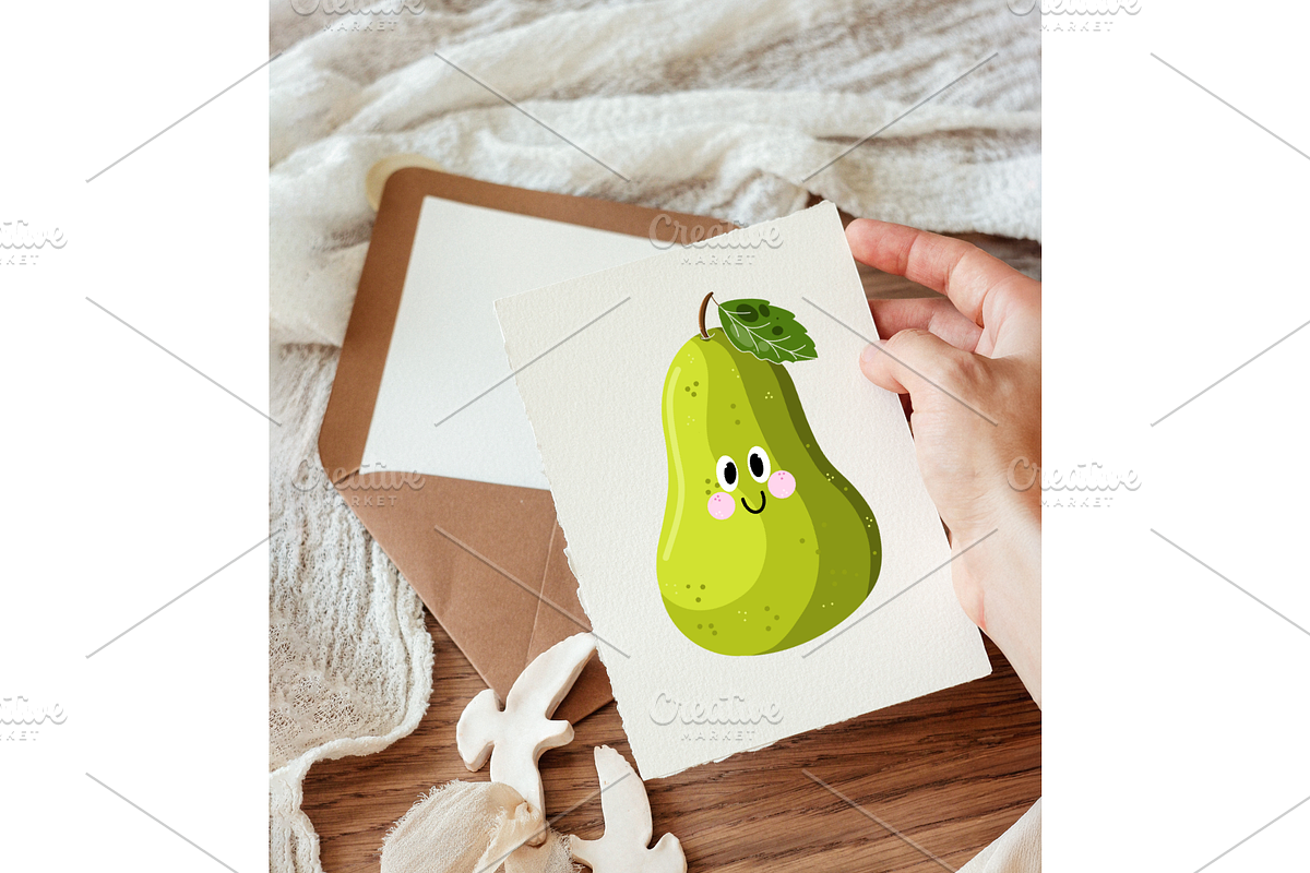 Fruit Friends clipart, an Icon by Oleksandra Illustrates (Photo 12 of 12)