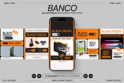 Black Friday Instagram Canva, a Social Media Template by Supanium Studio (Thumbnail 2 of 5)