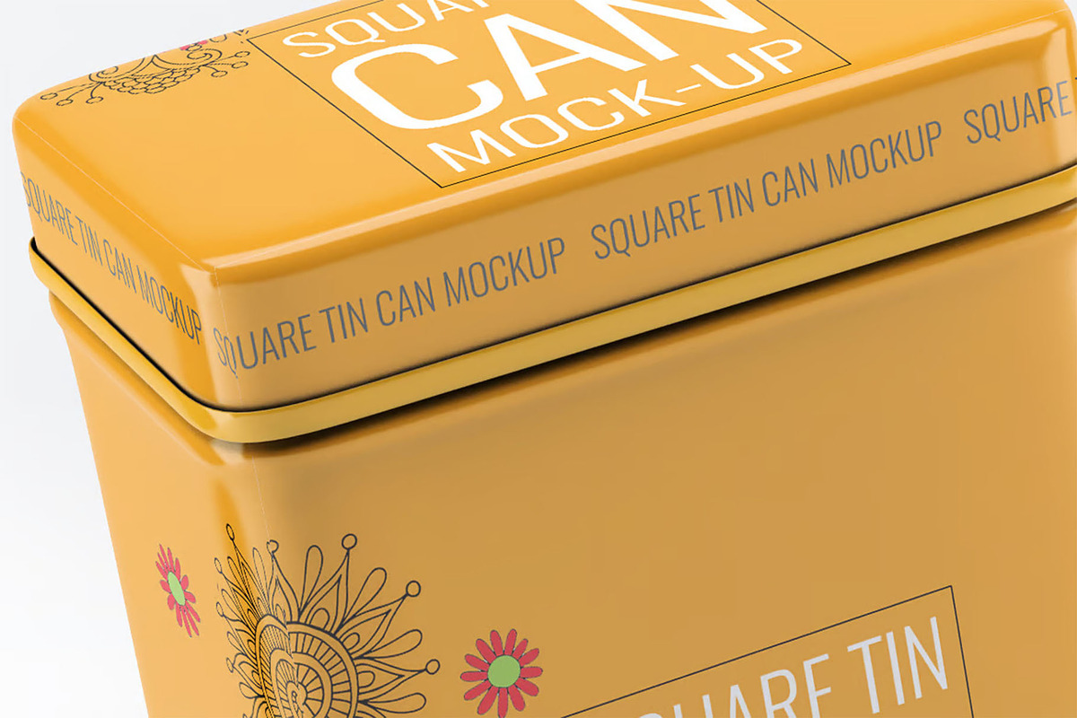 Metal Tin Can Mock-Up, a Product Mockup by Hubzway (Photo 4 of 6)