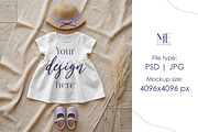 Cotton Fabric Dress Mock up, a Shirt Mockup by Mie Mockup Studio (Thumbnail 2 of 7)