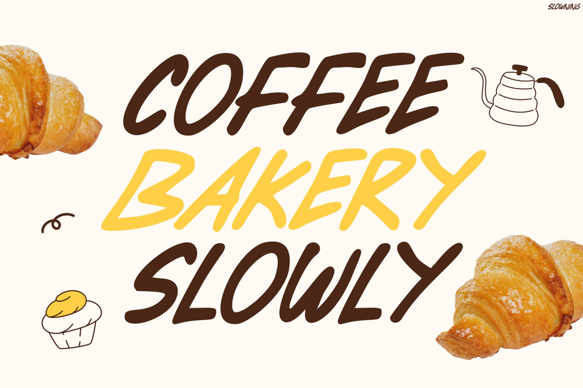 Slowning, a Handwritten Font by Pinisi ART (Photo 4 of 10)