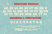 Bricktone is a Retro slab serif font, a Slab Serif Font by Brown Cupple (Thumbnail 13 of 13)