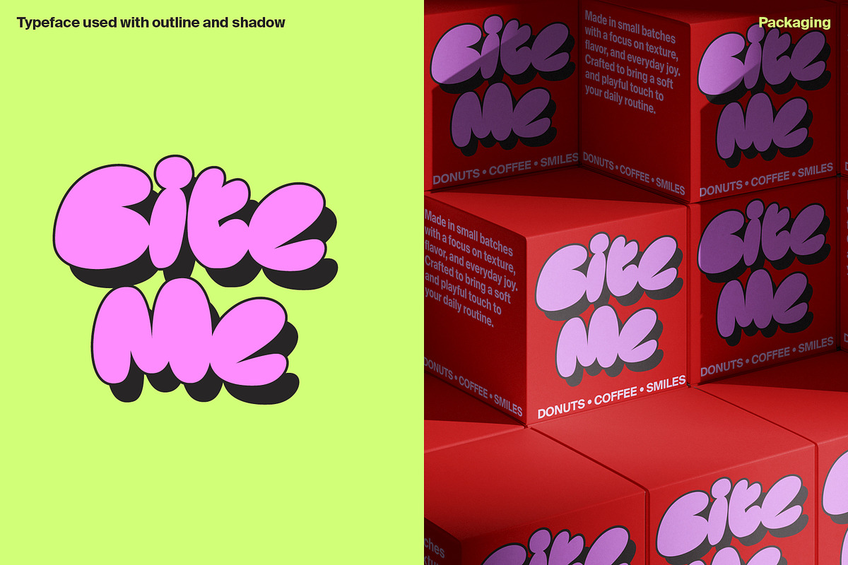 Soft Bite Display Font for Branding, a Handwritten Font by TypeTreat (Photo 4 of 9)
