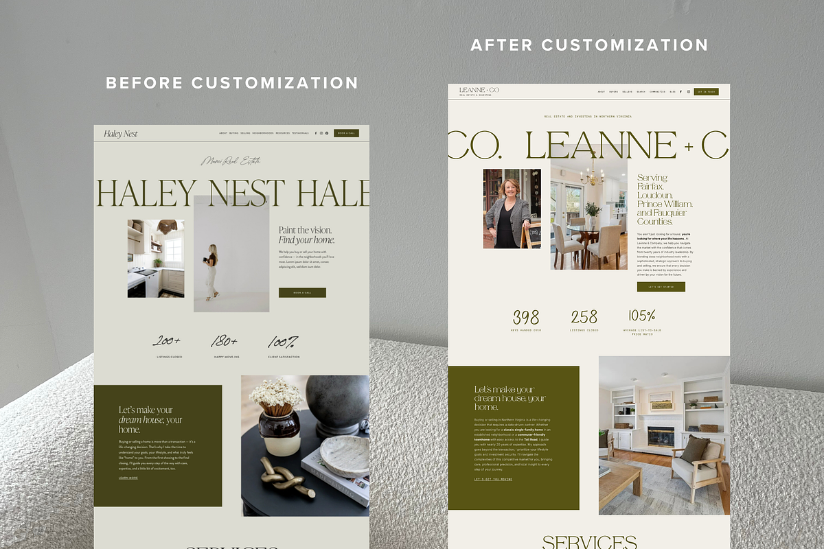 Real Estate Squarespace Website, a Squarespace Template by GoLive Website Templates (Photo 8 of 12)