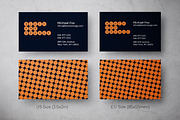 Black & Orange Business Card, a Business Card Template by Layoutlet (Thumbnail 2 of 2)