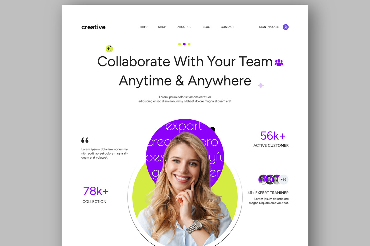 Landing Page Template, a Landing Page Template by MightyDesign (Photo 2 of 8)
