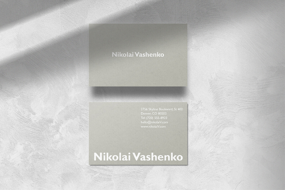 Modern Business Cards Template, a Business Card Template by Nowshinz Shoma (Photo 1 of 5)