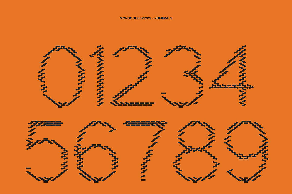 Monocole Bricks, a Sans Serif Font by Craft Supply Co. (Photo 4 of 8)