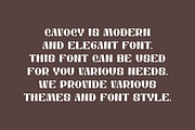 Cavocy - Luxury Bold, a Sans Serif Font by Iqsiart Studio (Thumbnail 4 of 6)