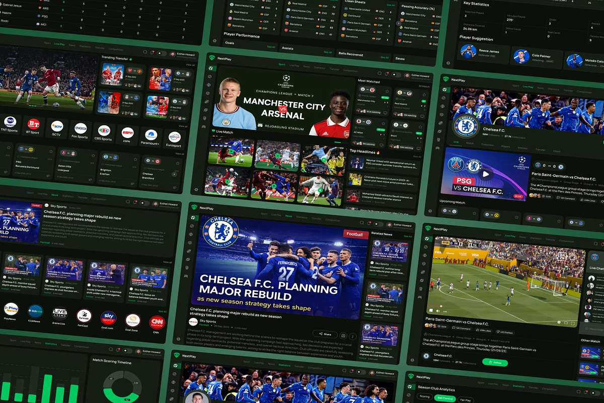 NextPlay Dashboard UI Kit, a Social Media Template by Creative Perspective (Photo 5 of 6)