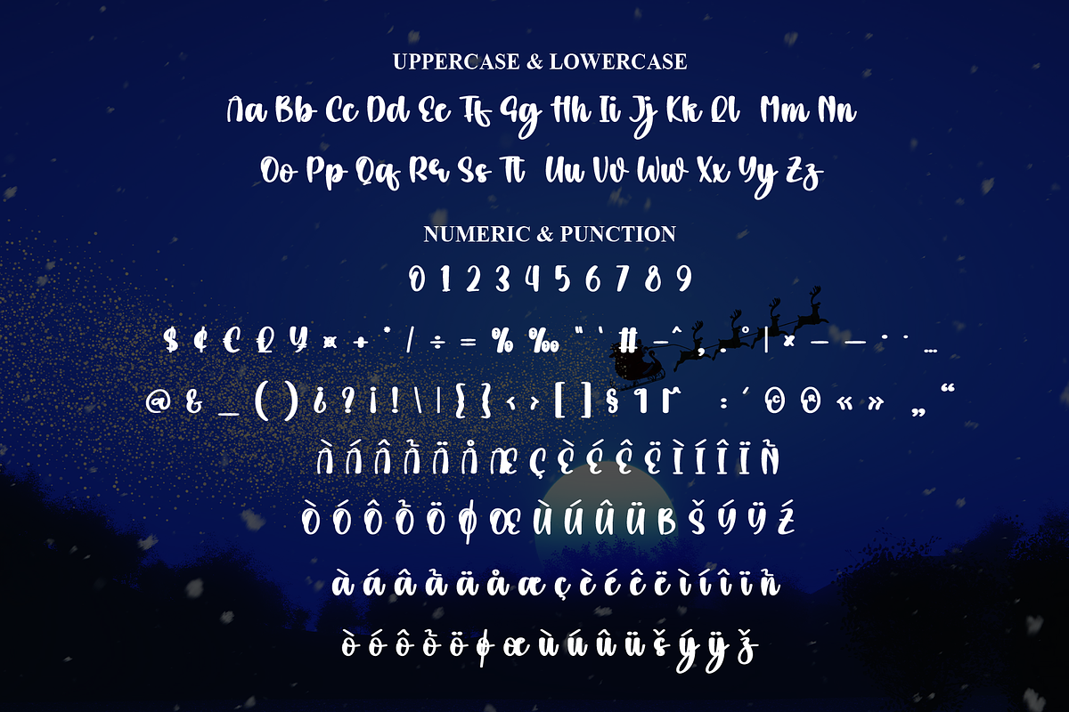 Cute Midnight | Script Font, a Handwritten Font by Scratchones (Photo 7 of 8)