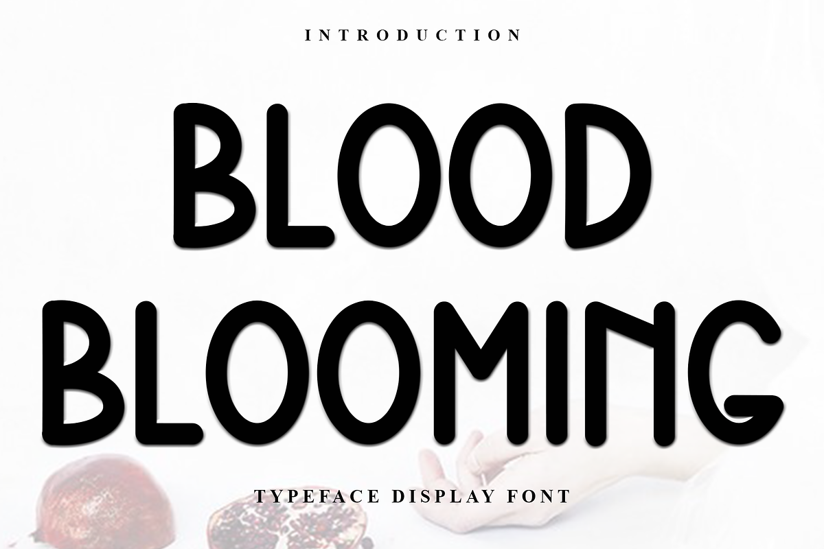 Blood Blooming, a Script Font by InermediaSTUDIO (Photo 1 of 7)