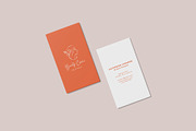 Vertical Business Card Mockups, a Business Card Template by Graphic Aesthetic (Thumbnail 12 of 22)