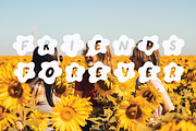 FLOWER PARTY | groovy flower font, a Font by Loryn Ipsum (Thumbnail 4 of 11)