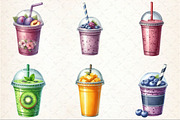Watercolor Fruit Plastic Cup Clipart, an Illustration by Rose Art (Thumbnail 3 of 4)