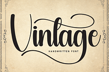 Vintage | Script Font