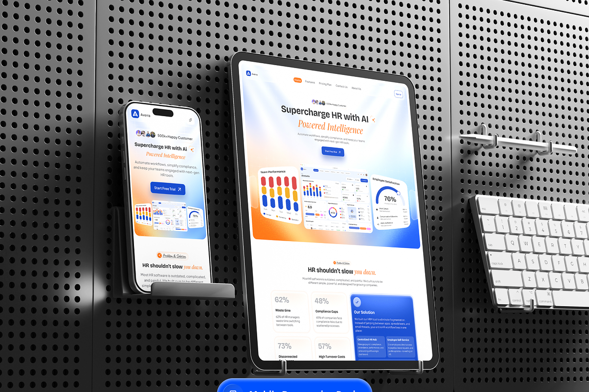 Averra - HRM SaaS Website Template, a Landing Page Template by Brix Lab (Photo 10 of 13)