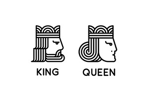 King & Queen Logo